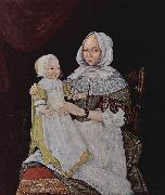 unknow artist Portrat der Mrs. Elisabeth Freake und ihrer Tochter Mary china oil painting artist
